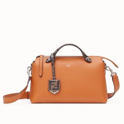 Fendi Tan By The Way Medium Bag With FF Handles TDBS25670