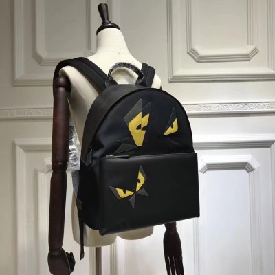 Fendi Black Large Butterfleye Backpack