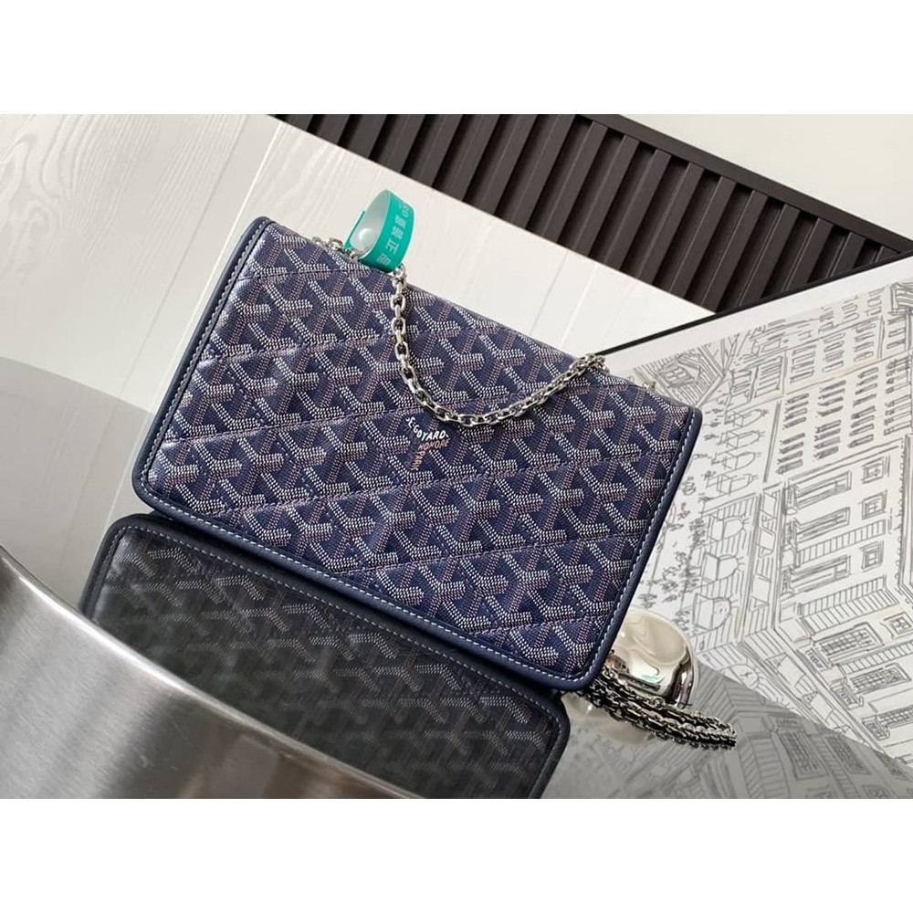 Goyard Alexandre III Bag Navy Blue