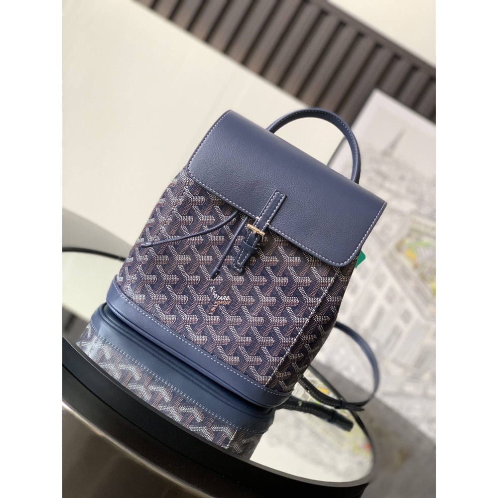 Goyard Alpin Mini Backpack Navy Blue