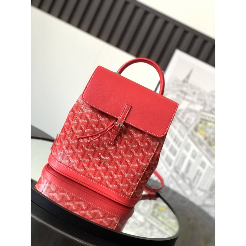 Goyard Alpin Mini Backpack Red