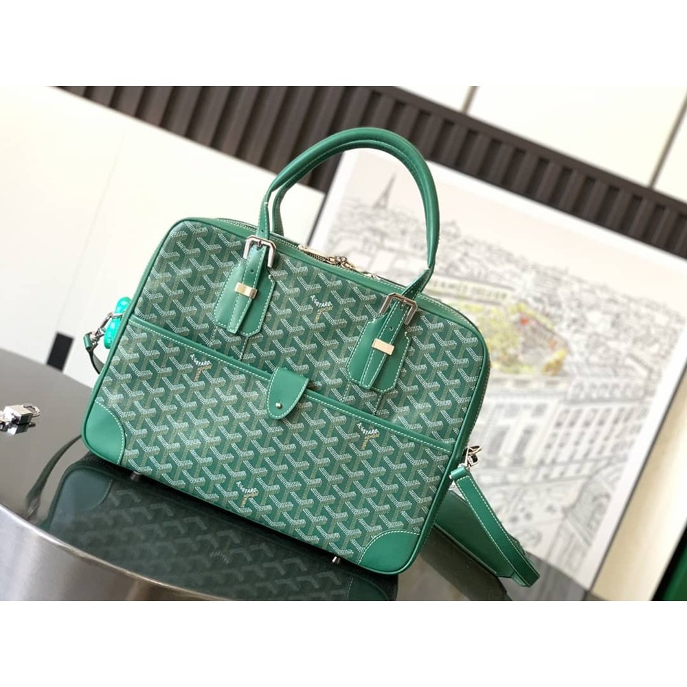 Goyard Ambassade PM Document Case Green