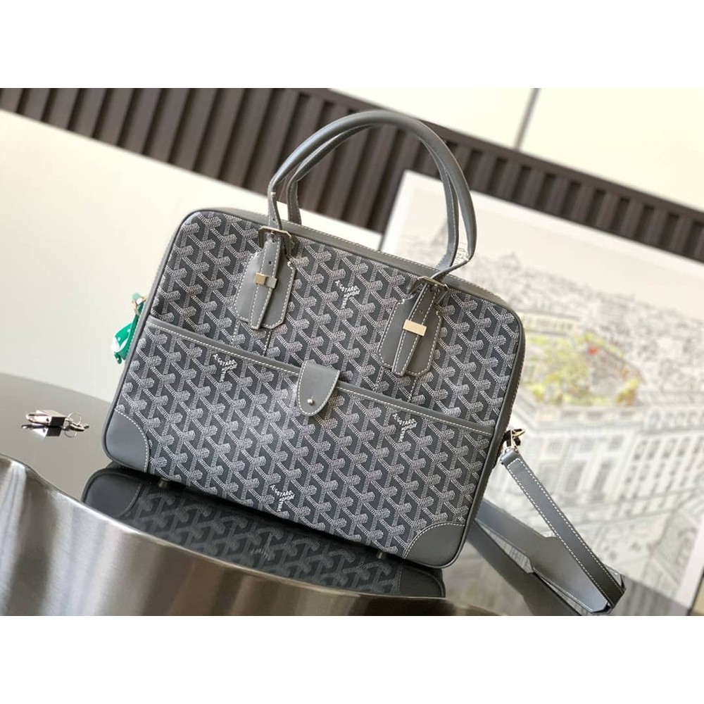 Goyard Ambassade PM Document Case Grey