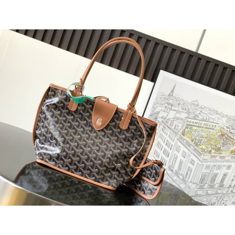 Goyard Anjou Mini Bag Black & Tan