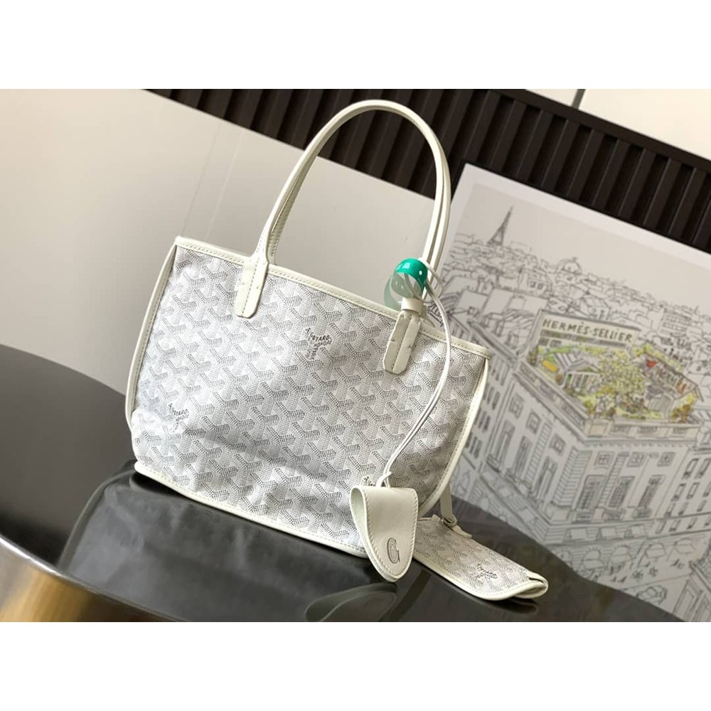 Goyard Anjou Mini Bag White