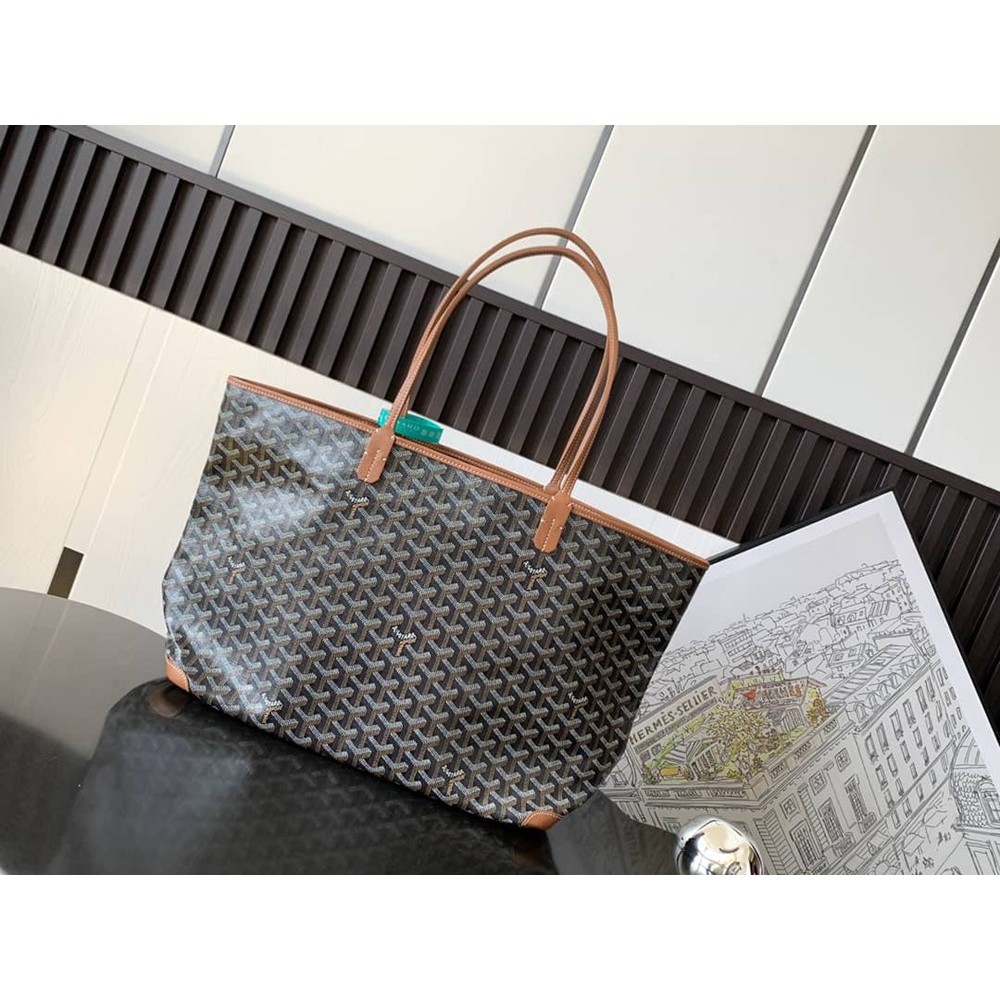 Goyard Artois MM Bag Black & Tan