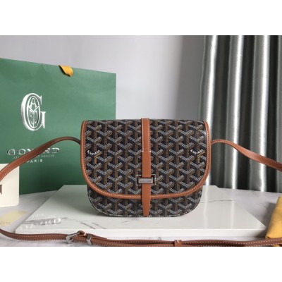 Goyard Belvedere PM Bag Black & Tan