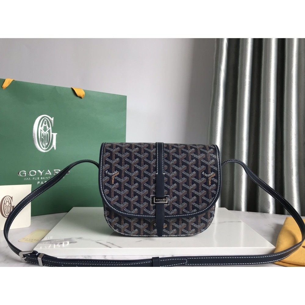 Goyard Belvedere PM Bag Navy Blue