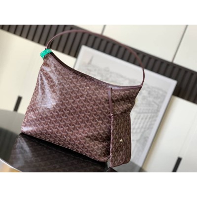 Goyard Boheme Hobo Bag Burgundy