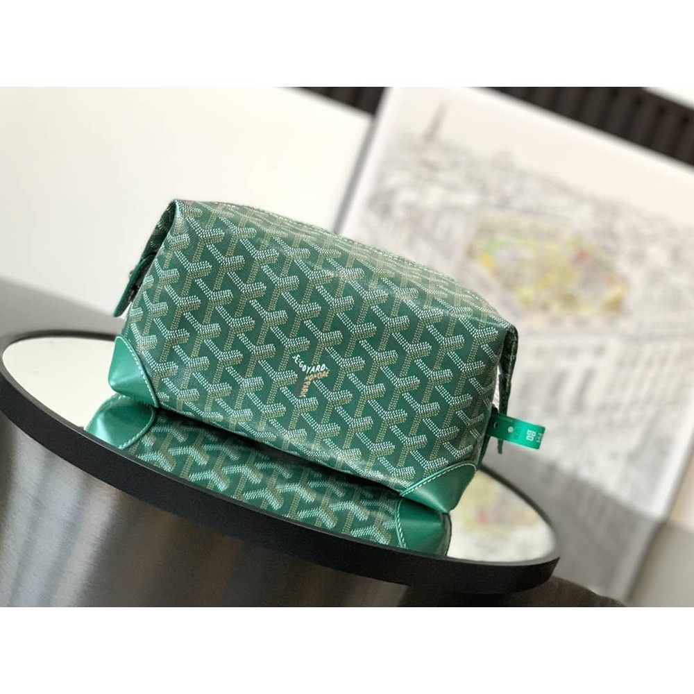 Goyard Bowling 25 Toiletry Bag Green