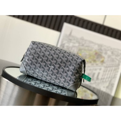 Goyard Bowling 25 Toiletry Bag Grey