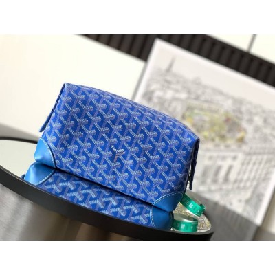 Goyard Bowling 25 Toiletry Bag Sky Blue