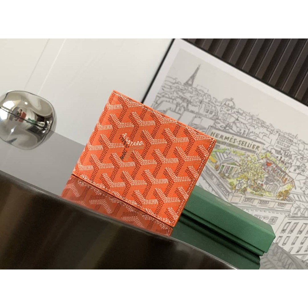 Goyard Card Wallet Orange