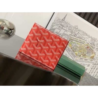 Goyard Card Wallet Red