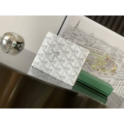 Goyard Card Wallet White