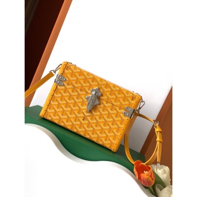 Goyard Cassette Trunk Bag Yellow