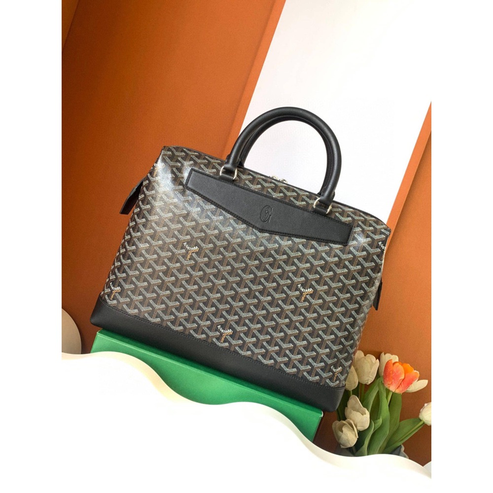 Goyard Cisalpin Document Case Black