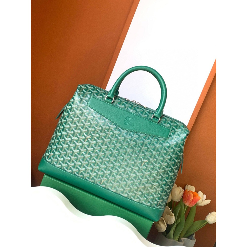 Goyard Cisalpin Document Case Green