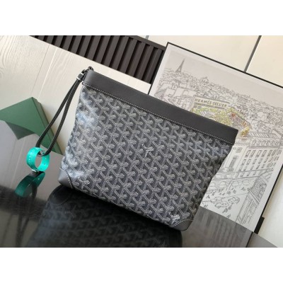 Goyard Conti Pouch Grey