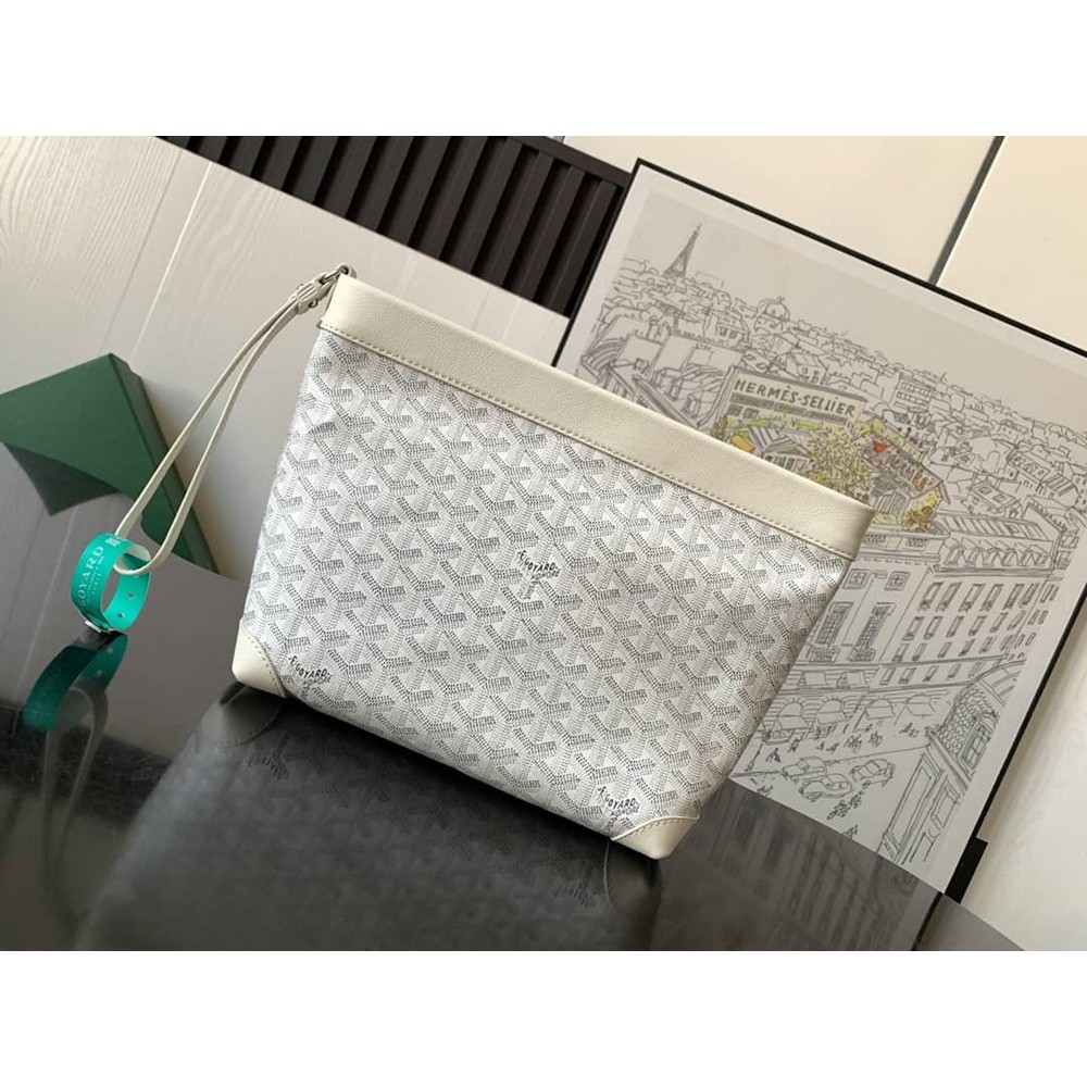 Goyard Conti Pouch White