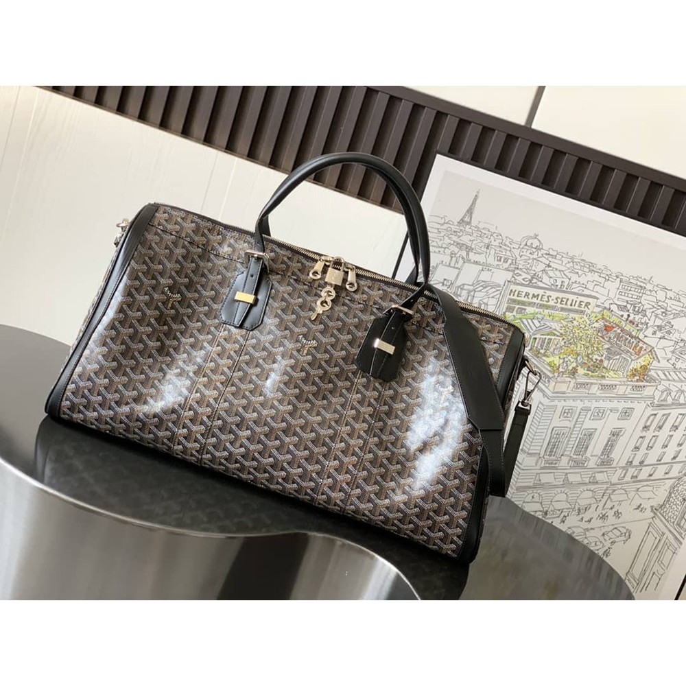 Goyard Croisiere 50 Duffle Bag Black