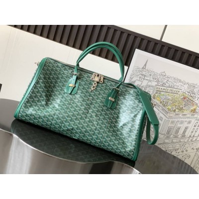 Goyard Croisiere 50 Duffle Bag Green