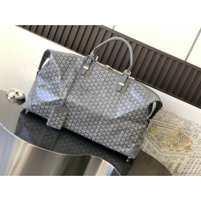 Goyard Duffle Bag 55 Grey