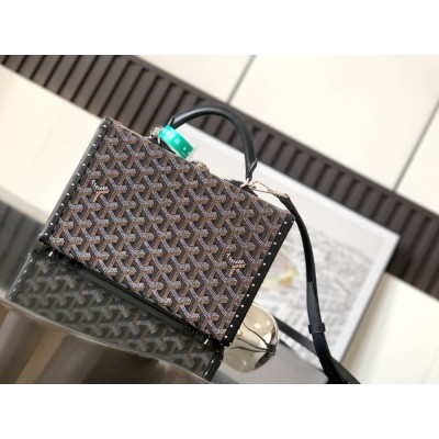 Goyard Grand Hotel Trunk Bag Black