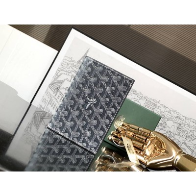 Goyard Grenelle Passport Cover Grey