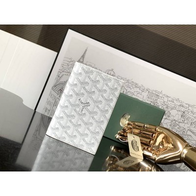 Goyard Grenelle Passport Cover White