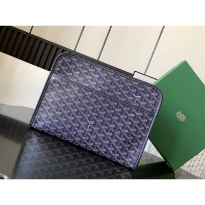 Goyard Jouvence GM Toiletry Bag Navy Blue