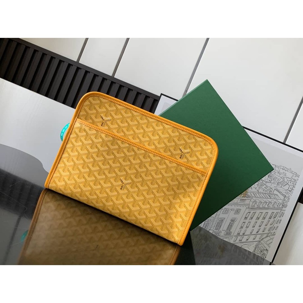 Goyard Jouvence GM Toiletry Bag Yellow