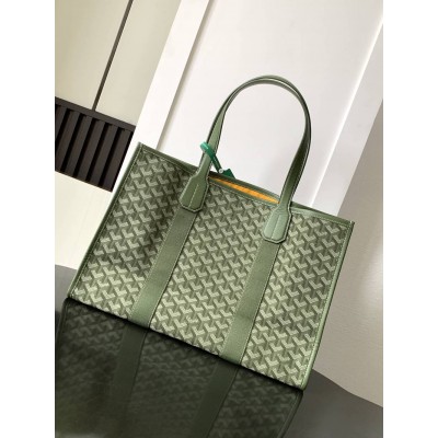 Goyard Khaki Villette Jacquard MM Tote Bag