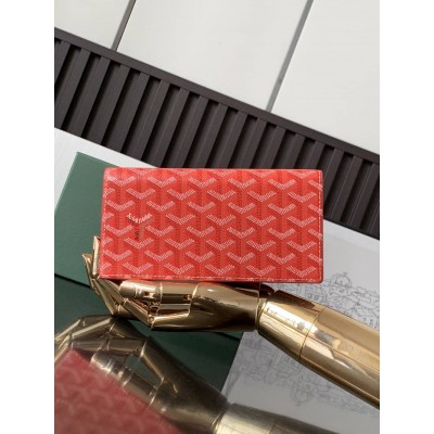 Goyard Long Wallet Red