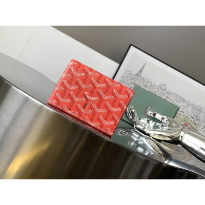 Goyard Malesherbes Card Wallet Red