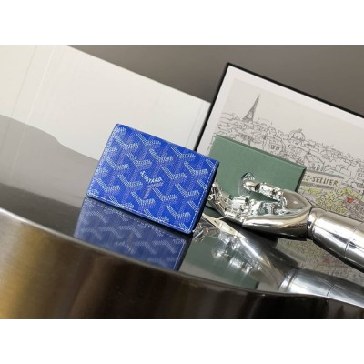 Goyard Malesherbes Card Wallet Sky Blue