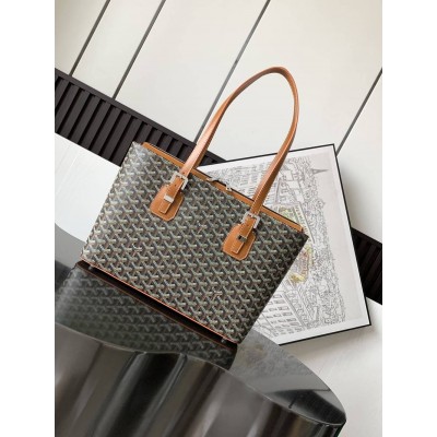 Goyard Marie Galante Bag Black & Tan