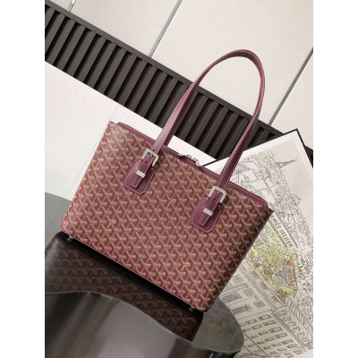 Goyard Marie Galante Bag Burgundy