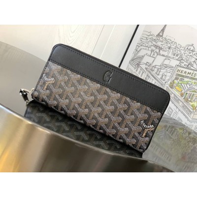 Goyard Matignon GM Wallet Black