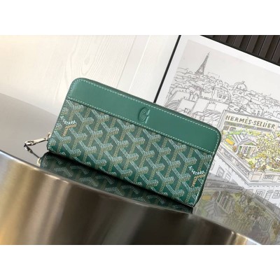 Goyard Matignon GM Wallet Green