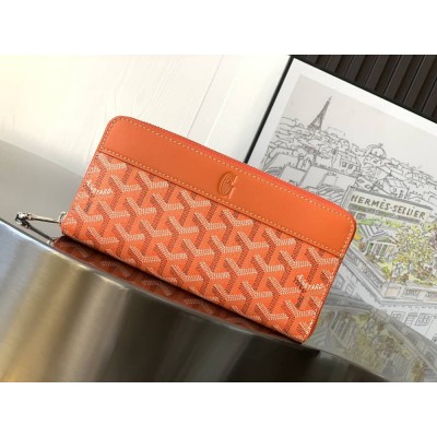 Goyard Matignon GM Wallet Orange