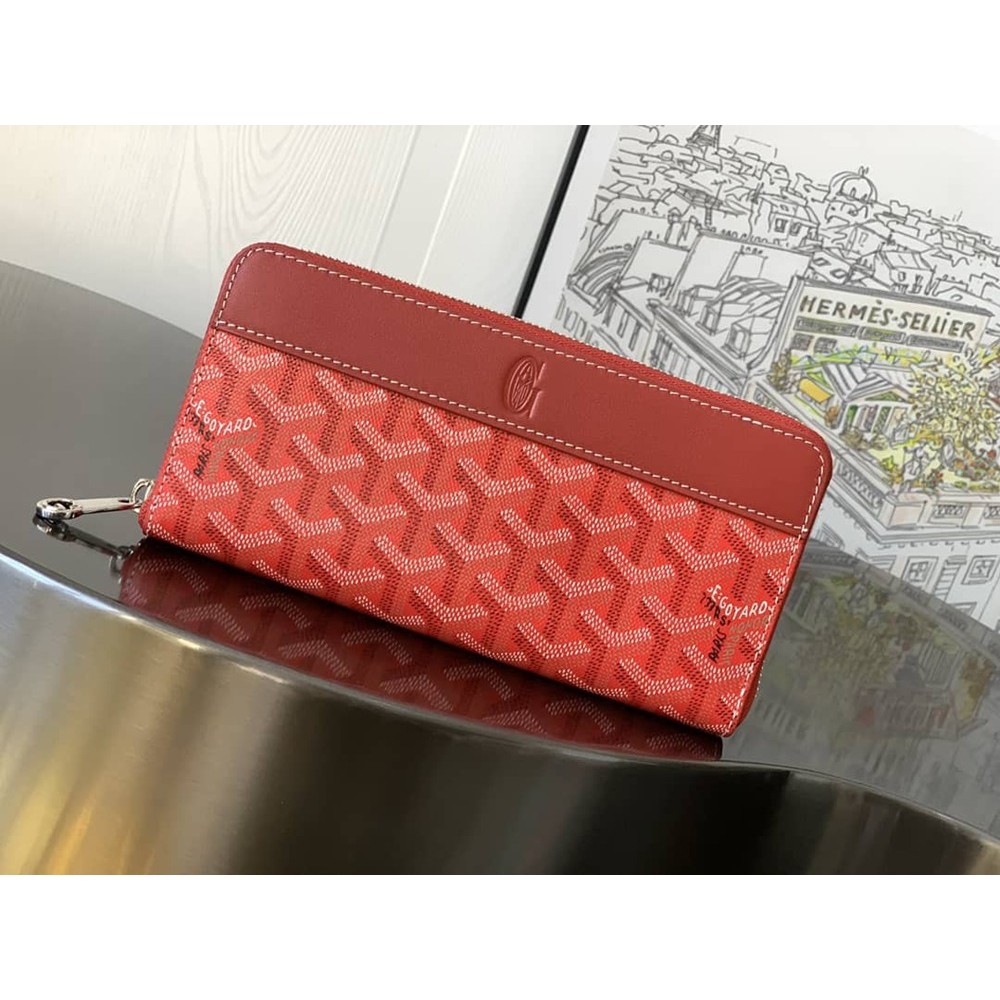 Goyard Matignon GM Wallet Red