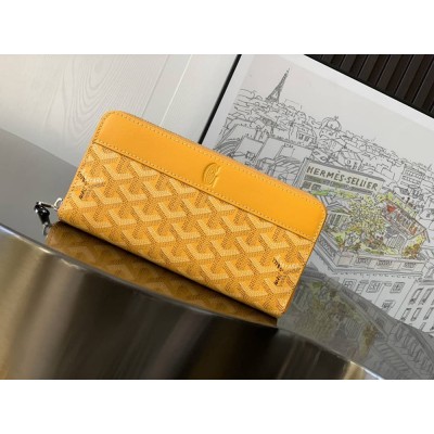 Goyard Matignon GM Wallet Yellow