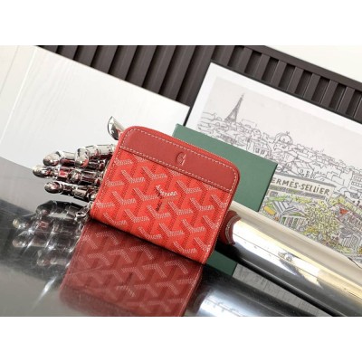 Goyard Matignon Mini Wallet Red