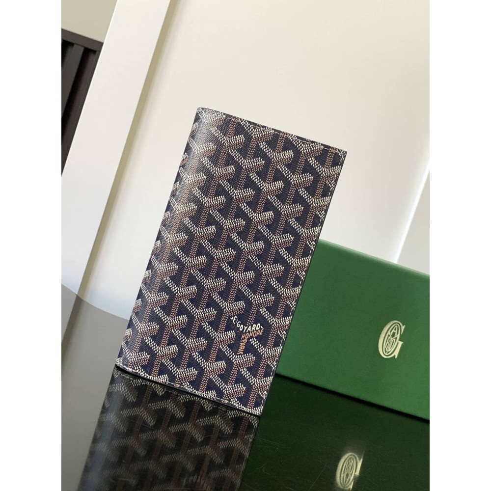 Goyard Multifunctional Travel Wallet Navy Blue