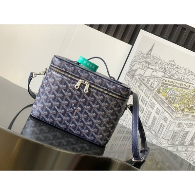 Goyard Muse Vanity Case Navy Blue