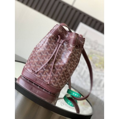 Goyard Petit Flot Bucket Bag Burgundy