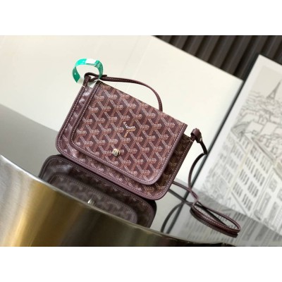 Goyard Plumet Pocket Wallet Burgundy