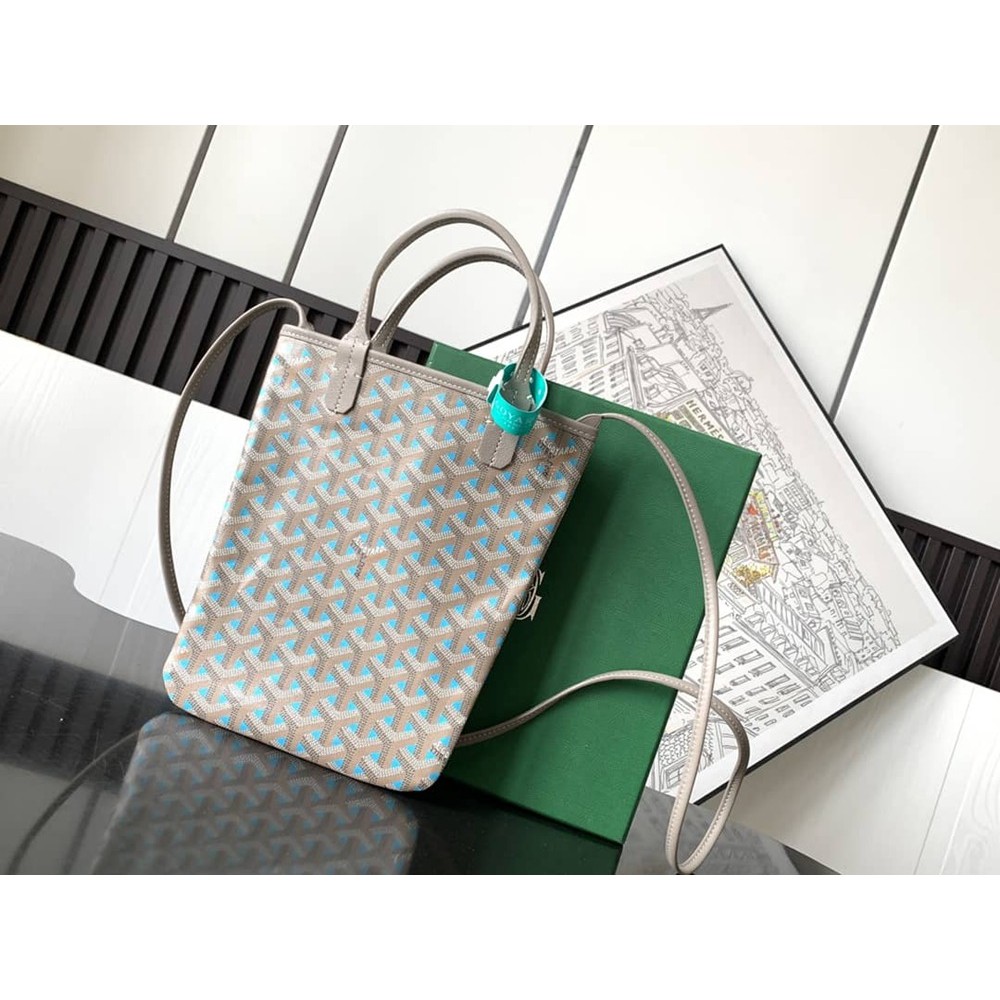 Goyard Poitiers Claire-Voie Bag Turquoise