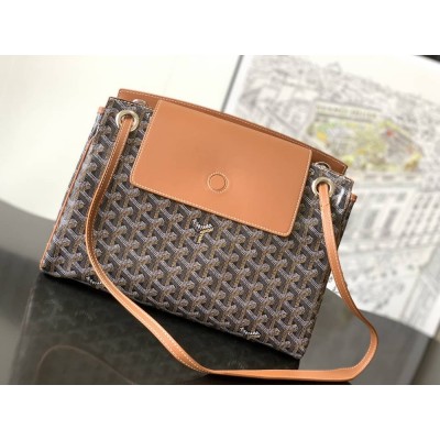 Goyard Rouette Souple Bag Black & Tan